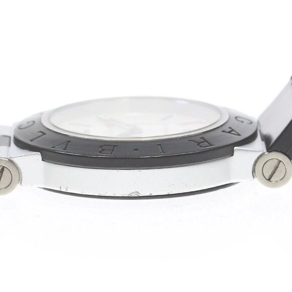 BVLGARI Aluminum AL38TA Date Silver Dial Automatic Men's Watch_868666 - Picture 4 of 6